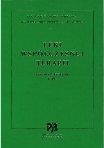 Okładka książki leki współczesnej terapii. preparaty roślinne, varia